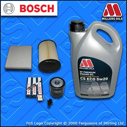 SERVICE KIT for FORD FOCUS MK3 1.0 ECOBOOST OIL AIR CABIN FILTER PLUGS 2012-2017