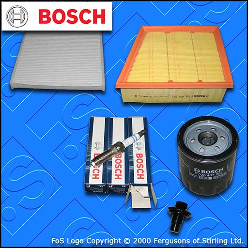 SERVICE KIT for FORD FIESTA MK8 1.0 ECOBOOST OIL AIR CABIN FILTERS PLUGS (17-22)