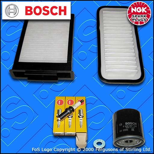 SERVICE KIT for CITROEN C1 1.0 OIL AIR CABIN FILTERS PLUGS (2005-2014)