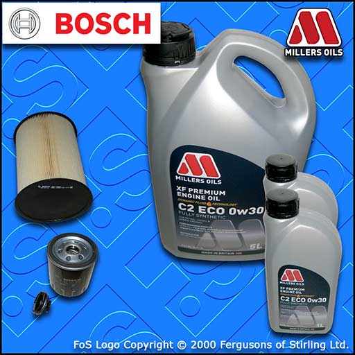 SERVICE KIT for FORD FOCUS MK3 2.0 TDCI OIL AIR FILTERS +7L 0w30 OIL (2014-2018)