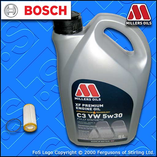 SERVICE KIT for AUDI A7 1.8 2.0 TFSI OIL FILTER +XF APPROVED OIL (2014-2018)