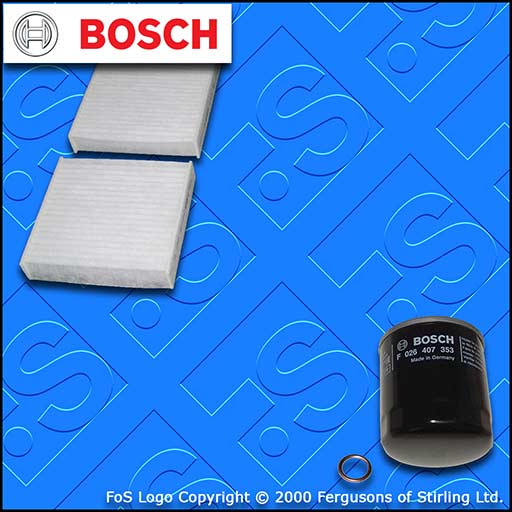 SERVICE KIT for DS DS3 1.2 VTI BOSCH OIL CABIN FILTERS (2015-2019)