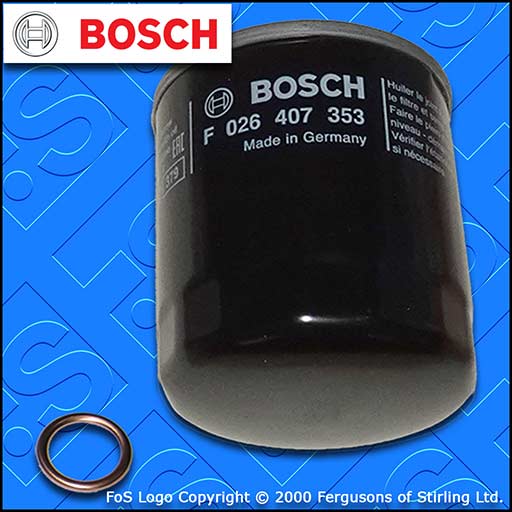 SERVICE KIT for DS DS3 1.2 VTI BOSCH OIL FILTER SUMP PLUG SEAL (2015-2019)