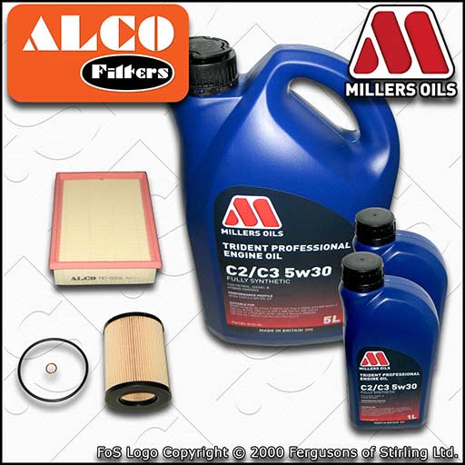 SERVICE KIT for BMW Z4 E85 M54 OIL AIR FILTERS +C2/C3 5w30 OIL (2002-2005)