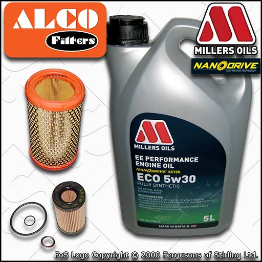 SERVICE KIT for RENAULT CLIO MK2 1.2 8V OIL AIR FILTERS +EE 5w30 OIL (2000-2003)