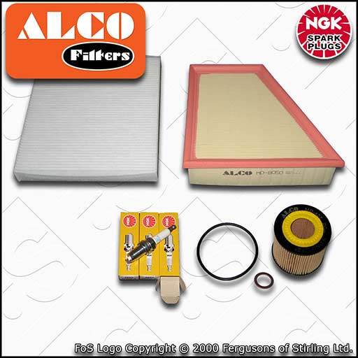 SERVICE KIT for VW FOX 1.2 BMD OIL AIR CABIN FILTERS PLUGS (2005-2007)