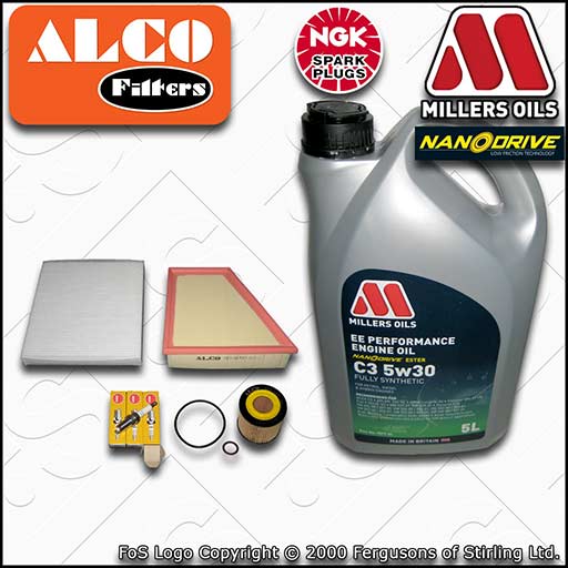 SERVICE KIT for VW FOX 1.2 BMD OIL AIR CABIN FILTERS PLUGS +EE OIL (2005-2011)