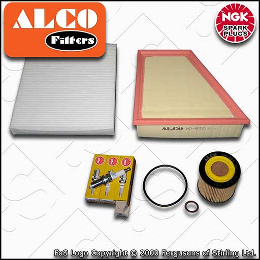 SERVICE KIT for VW FOX 1.2 OIL AIR CABIN FILTERS SPARK PLUGS (2007-2011)