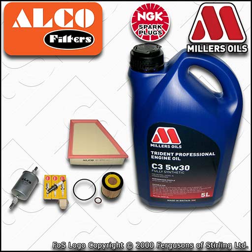 SERVICE KIT for VW FOX 1.2 BMD OIL AIR FUEL FILTERS PLUGS +C3 OIL (2005-2011)