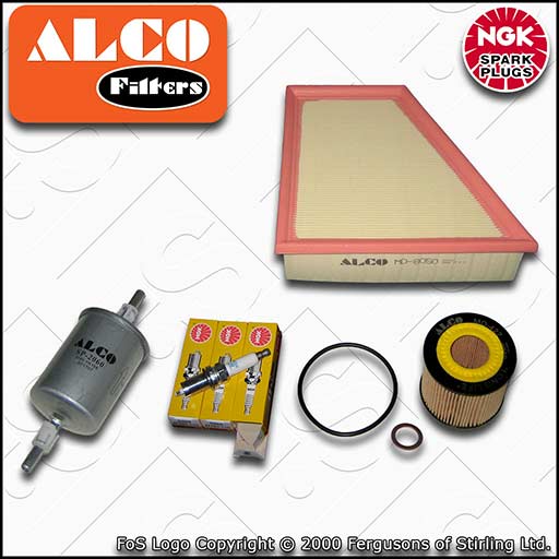 SERVICE KIT for VW FOX 1.2 OIL AIR FUEL FILTERS SPARK PLUGS (2007-2011)