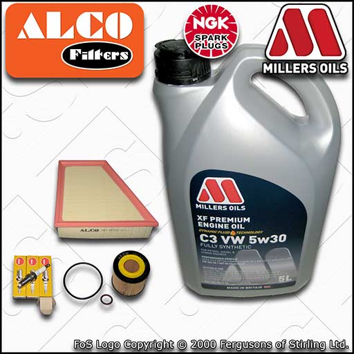 SERVICE KIT for VW FOX 1.2 BMD OIL AIR FILTERS PLUGS +XF OIL (2005-2011)