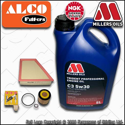 SERVICE KIT for VW FOX 1.2 BMD OIL AIR FILTERS PLUGS +C3 OIL (2005-2007)