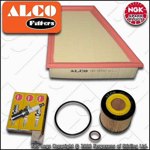 SERVICE KIT for VW FOX 1.2 OIL AIR FILTERS SPARK PLUGS (2007-2011)