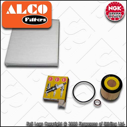SERVICE KIT for VW FOX 1.2 OIL CABIN FILTERS SPARK PLUGS (2007-2011)