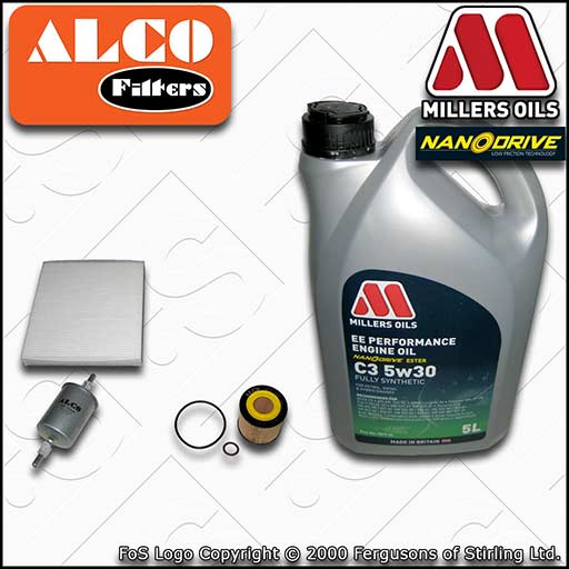SERVICE KIT for VW FOX 1.2 OIL FUEL CABIN FILTER +EE PERFORMANCE OIL (2005-2011)