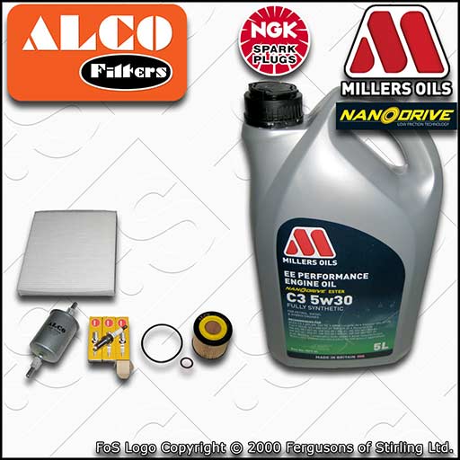 SERVICE KIT for VW FOX 1.2 BMD OIL FUEL CABIN FILTERS PLUGS +EE OIL (2005-2011)