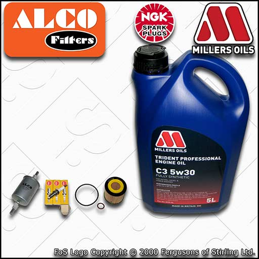 SERVICE KIT for VW FOX 1.2 BMD OIL FUEL FILTERS PLUGS +C3 OIL (2005-2007)