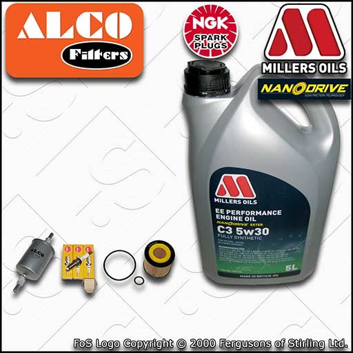 SERVICE KIT for VW FOX 1.2 BMD OIL FUEL FILTERS PLUGS +EE OIL (2005-2011)