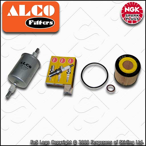 SERVICE KIT for VW FOX 1.2 OIL FUEL FILTERS SPARK PLUGS (2007-2011)