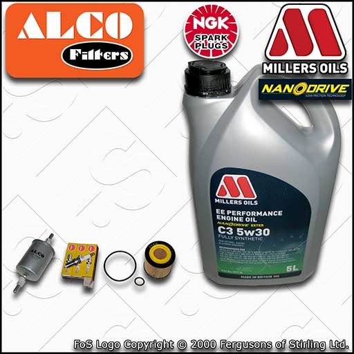 SERVICE KIT for VW FOX 1.2 CHFA CHFB OIL FUEL FILTERS PLUGS +EE OIL (2005-2011)