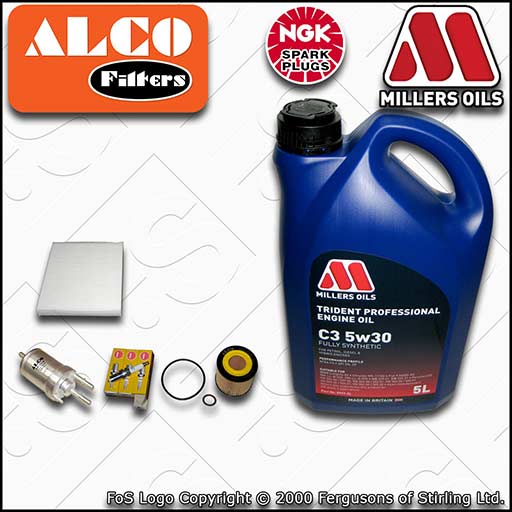 SERVICE KIT for VW POLO 6C 6R 1.2 12V OIL FUEL CABIN FILTER PLUGS +OIL 2010-2014