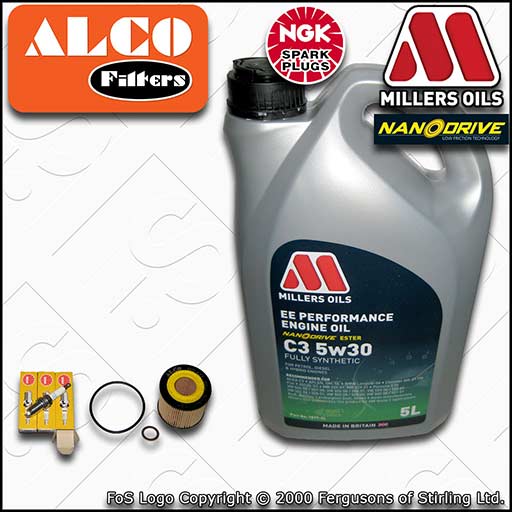 SERVICE KIT for VW FOX 1.2 BMD OIL FILTER PLUGS +EE PERFORMANCE OIL (2005-2011)