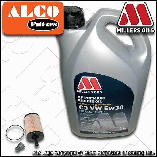 SERVICE KIT for SEAT ALTEA 5P 1.9 2.0 TDI OIL FILTER +APPROVED OIL (2004-2011)