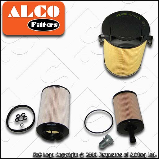 SERVICE KIT for VW CADDY 2K 2.0 SDI ALCO OIL AIR FUEL FILTERS (2004-2006)