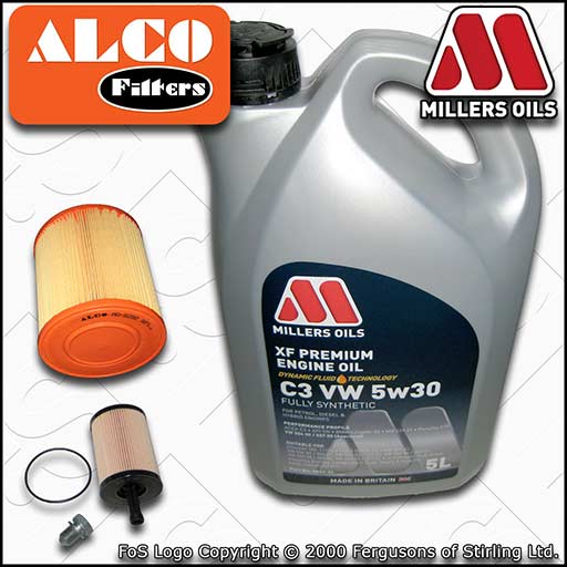 SERVICE KIT for AUDI A6 (C6) 2.0 TDI OIL AIR FILTERS +XF C3 OIL (2008-2011)