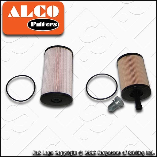 SERVICE KIT for VW CADDY 2K 2.0 SDI ALCO OIL FUEL FILTERS (2005-2010)