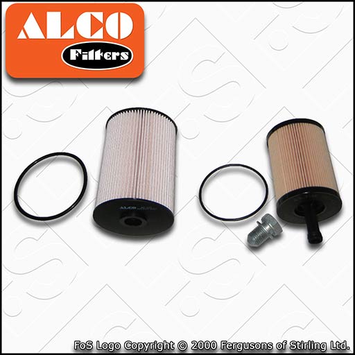 SERVICE KIT for VW CADDY 2K 2.0 SDI ALCO OIL FUEL FILTERS (2004-2006)