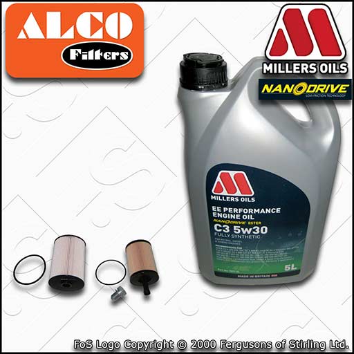 SERVICE KIT for SEAT ALTEA 5P 1.9 2.0 TDI OIL FUEL FILTERS +EE OIL (2004-2005)