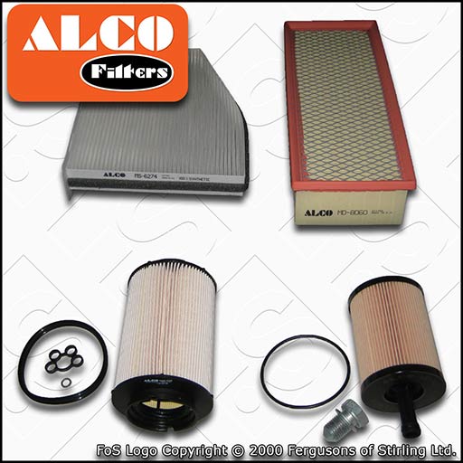 SERVICE KIT for SEAT ALTEA 5P 1.9 2.0 TDI OIL AIR FUEL CABIN FILTERS (2004-2005)