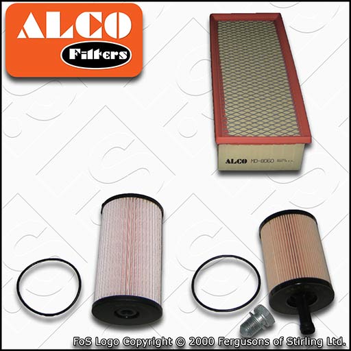 SERVICE KIT for VW CADDY 2K 2.0 TDI 8V ALCO OIL AIR FUEL FILTERS (2007-2010)