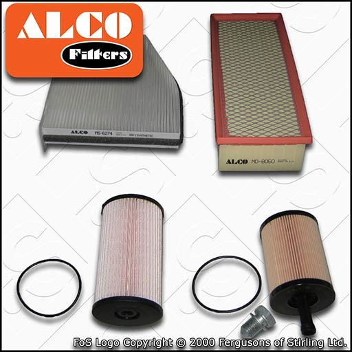 SERVICE KIT for SEAT ALTEA 5P 1.9 2.0 TDI OIL AIR FUEL CABIN FILTERS (2004-2011)