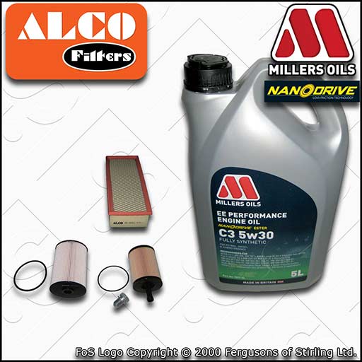 SERVICE KIT for SEAT ALTEA 5P 1.9 2.0 TDI OIL AIR FUEL FILTERS +OIL (2004-2005)