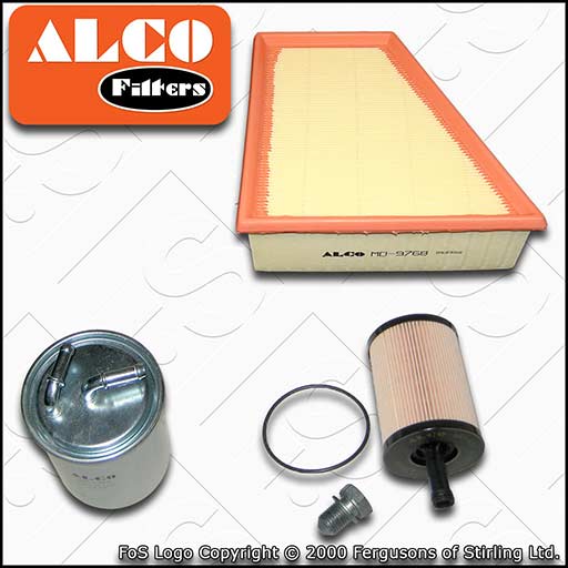 SERVICE KIT for SEAT IBIZA 6J 1.9 TDI ALCO OIL AIR FUEL FILTERS (2008-2010)