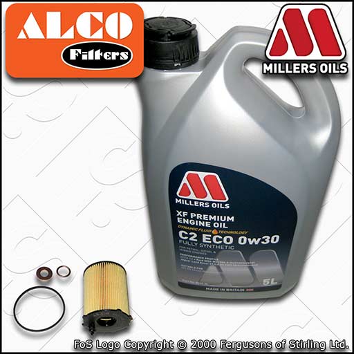 SERVICE KIT for FORD KUGA 1.5 TDCI OIL FILTER +C2 ECO 0w30 OIL (2016-2019)