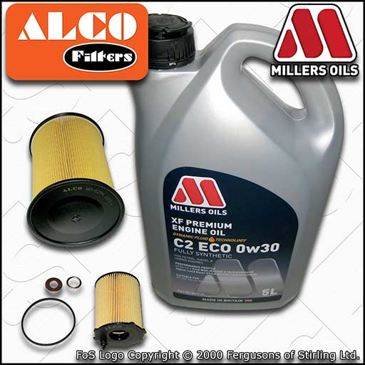 SERVICE KIT for FORD C-MAX 1.5 TDCI OIL AIR FILTERS +0w30 OIL (2015-2020)