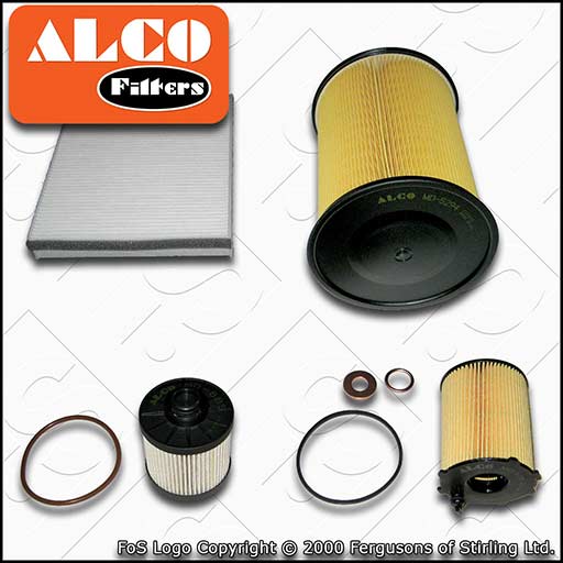 SERVICE KIT for FORD C-MAX 1.5 TDCI ALCO OIL AIR FUEL CABIN FILTERS (2015-2021)