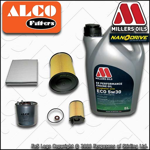 SERVICE KIT for FORD C-MAX 1.6 TDCI OIL AIR FUEL CABIN FILTERS +OIL (2010-2018)
