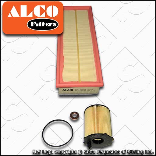 SERVICE KIT for PEUGEOT 307 1.6 HDI ALCO OIL AIR FILTERS (2004-2009)