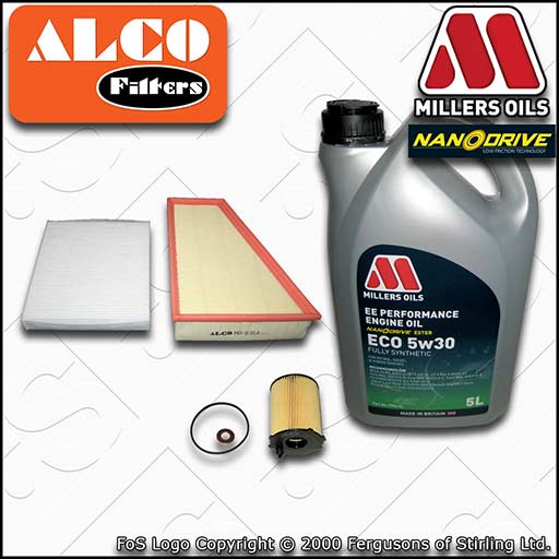 SERVICE KIT for FORD S-MAX 1.6 TDCI ALCO OIL AIR CABIN FILTERS +OIL (2011-2014)