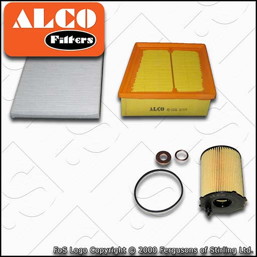 SERVICE KIT for FORD FIESTA MK7 1.5 TDCI ALCO OIL AIR CABIN FILTERS (12-17)