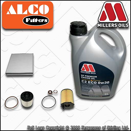 SERVICE KIT for FORD C-MAX 1.5 TDCI OIL FUEL CABIN FILTERS +0w30 OIL (2015-2021)