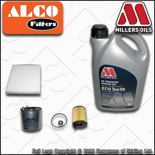 SERVICE KIT for FORD S-MAX 1.6 TDCI ALCO OIL FUEL CABIN FILTERS +OIL (2011-2014)