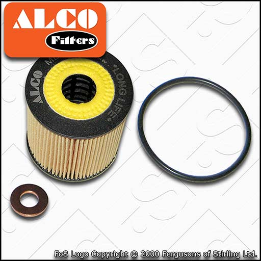 SERVICE KIT for PEUGEOT 407 2.2 HDI ALCO OIL FILTER SUMP PLUG SEAL (2006-2010)