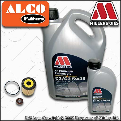 SERVICE KIT for CITROEN C8 2.2 HDI DW12BTED4 OIL FILTER +XF OIL (2006-2010)