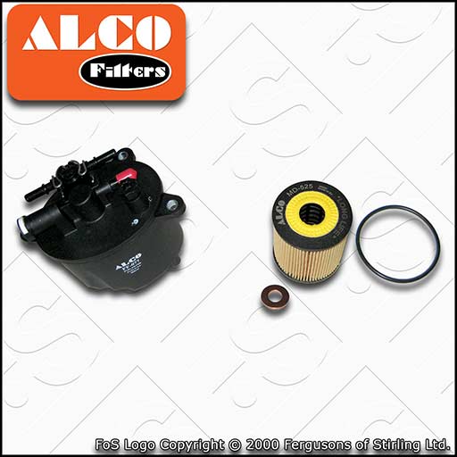 SERVICE KIT for PEUGEOT 4007 2.2 HDI ALCO OIL FUEL FILTERS (2007-2008)