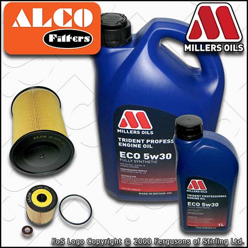 SERVICE KIT for FORD FOCUS MK3 2.0 TDCI OIL AIR FILTERS +ECO OIL (2010-2014)